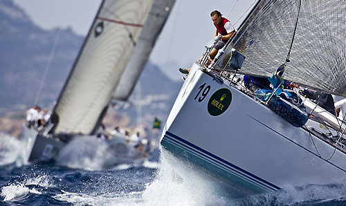 Massimo Violati's Mini Maxi OPS 5, during the Maxi Yacht Rolex Cup 2010. Photo copyright Rolex and Carlo Borlenghi.