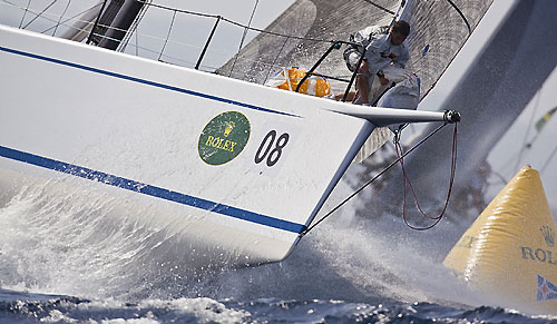 Andres Soriano’s Alegre (GBR), during the Maxi Yacht Rolex Cup 2010. Photo copyright Rolex and Carlo Borlenghi.