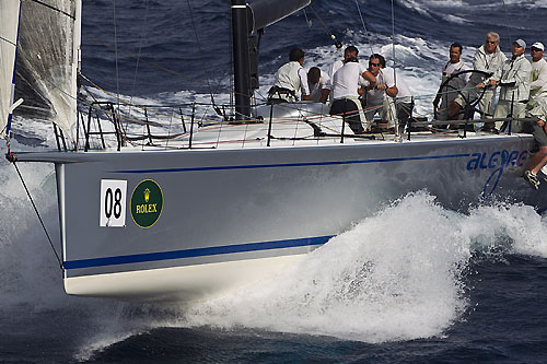Andres Soriano's Alegre, during the Maxi Yacht Rolex Cup 2010. Photo copyright Rolex and Carlo Borlenghi.