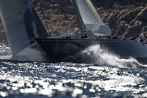 Tarbat Investment Ltd's J-Class Velsheda, during the Maxi Yacht Rolex Cup 2010. Photo copyright Rolex and Carlo Borlenghi.