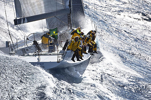 Bryon Ehrhart's TP52 Lucky, during the 31st Rolex Middle Sea Race. Photo copyright Rolex and Kurt Arrigo.