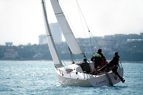 The Fareast 26 one design keelboat.