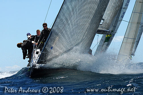 Lang Walker’s Kokomo, during the Rolex Trophy One Design Series 2008. Photo copyright Peter Andrews, Outimage Australia.
