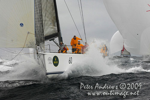 Stephen Ainsworth’s Reichel Pugh 63 Loki, offshore Sydney during the 2009 Rolex Trophy Rating Series. Photo copyright Peter Andrews, Outimage Australia.