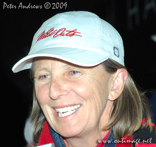Wild Oats XI's navigator, Adrienne Cahalan. Photo copyright Peter Andrews, Outimage Australia.