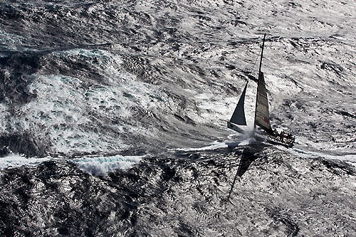 Alan Brierty's Reichel Pugh 62 Limit, off the New South Wales south coast, during the Rolex Sydney Hobart Yacht Race 2010. Photo copyright Rolex and Carlo Borlenghi.