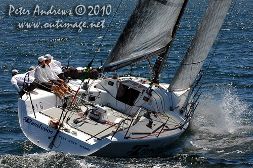 Guido Belgiorno-Nettis’ Transfusion, during the Rolex Trophy One Design Series 2010, offshore Sydney Australia. Photo copyright Peter Andrews, Outimage Australia.