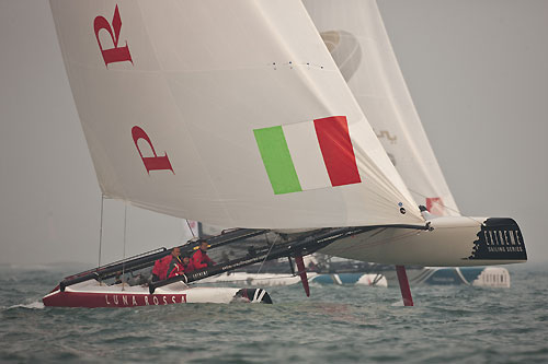 Luna Rossa, during the Extreme Sailing Series 2011, Qingdao, China. Photo copyright Lloyd Images.