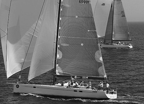 Gerard Logel's Swan 601 aRobas and Alessandro Rombelli's Custom 65 Baltic Yacht Stig, during the Rolex Capri Sailing Week and Rolex Volcano Race, Capri, Italy. Photo copyright Rolex and Carlo Borlenghi.