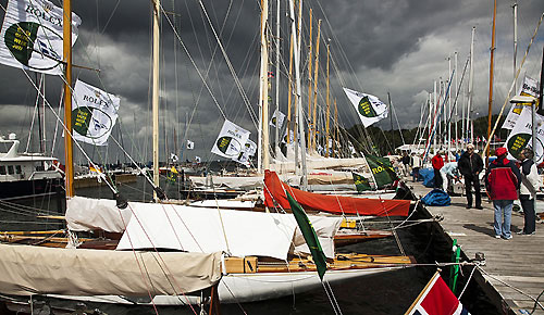 The storm approaching, dockside, during the 2011 Rolex Baltic Week. Photo copyright Rolex and Daniel Forster.