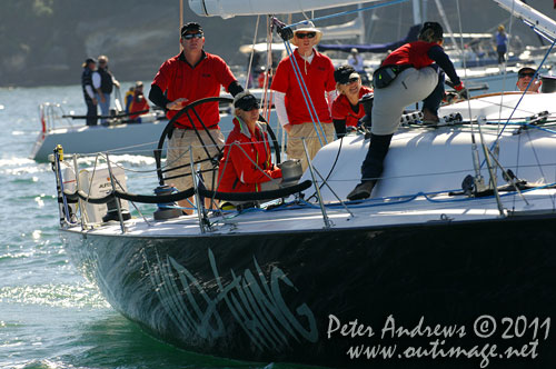 Geoff Lavis' Inglis-Murray 50 UBS Wild Thing, ahead of the start of the Audi Sydney Gold Coast 2011. Photo copyright Peter Andrews, Outimage Australia.