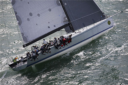 Andrs Soriano's Mills 68 Alegre (GBR), during the Rolex Fastnet Race 2011. Photo copyright Rolex and Carlo Borlenghi.