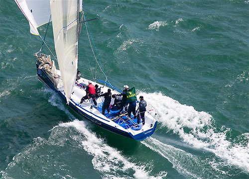 Jim Richardson's Farr 30, Barking Mad on Day 2, during the Rolex Big Boat Series, San Francisco, California. Photo copyright Rolex and Daniel Forster.