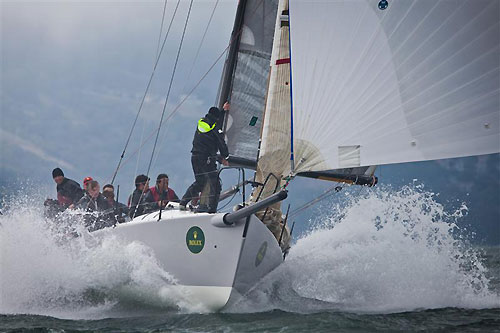 Andy Costellos J 125 Double Trouble from Point Richmond, California had finished first place six times by the end of Day 3, during the Rolex Big Boat Series, San Francisco, California. Photo copyright Rolex and Daniel Forster.