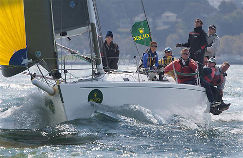 Donald Payan's J 120 Dayenu from Hillsborough, California, wins IRC D Class with 5 firsts and 2 seconds, in the Rolex Big Boat Series, San Francisco, California. Photo copyright Rolex and Daniel Forster.