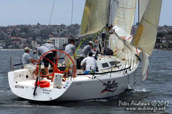 Warwick Welch's Sydney 38 The Bolter, during the CYCA Trophy One Design Series 2012. Photo copyright Peter Andrews, Outimage Australia 2012.