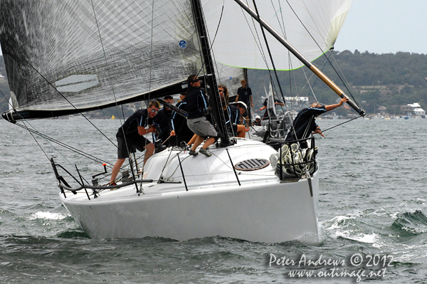 Jeff Carter's Farr 40 Edake, during the CYCA Trophy One Design Series 2012. Photo copyright Peter Andrews, Outimage Australia 2012.