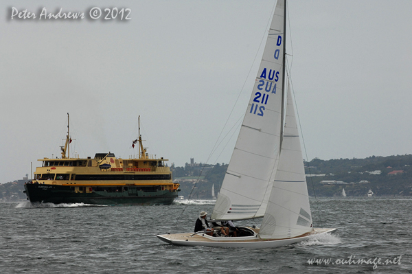Traffic on Sydney Harbour, during the CYCA Trophy One Design Series 2012. Photo copyright Peter Andrews, Outimage Australia 2012.