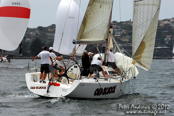 Mark Griffith's Sydney 38 Old School, during the CYCA Trophy One Design Series 2012. Photo copyright Peter Andrews, Outimage Australia 2012.
