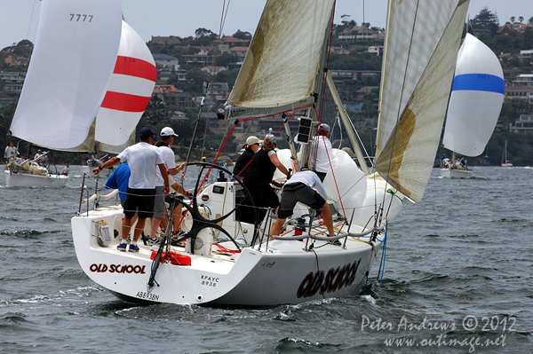 Mark Griffith's Sydney 38 Old School, during the CYCA Trophy One Design Series 2012. Photo copyright Peter Andrews, Outimage Australia 2012.