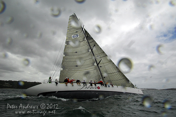 Lahana on Sydney Harbour for the Big Boat Challenge 2012. Photo copyright Peter Andrews, Outimage Australia 2012.