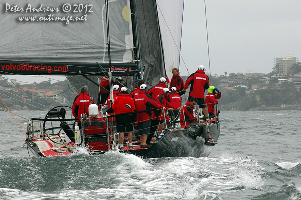 Southern Excellence on Sydney Harbour for the Big Boat Challenge 2012. Photo copyright Peter Andrews, Outimage Australia 2012.