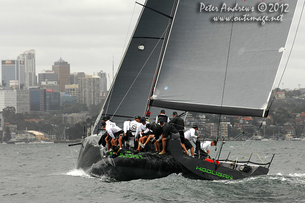 Hooligan on Sydney Harbour for the Big Boat Challenge 2012. Photo copyright Peter Andrews, Outimage Australia 2012.