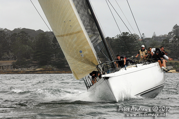Vanguard on Sydney Harbour for the Big Boat Challenge 2012. Photo copyright Peter Andrews, Outimage Australia 2012.