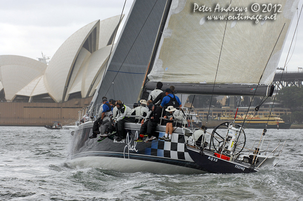 Black Jack on Sydney Harbour for the Big Boat Challenge 2012. Photo copyright Peter Andrews, Outimage Australia 2012.