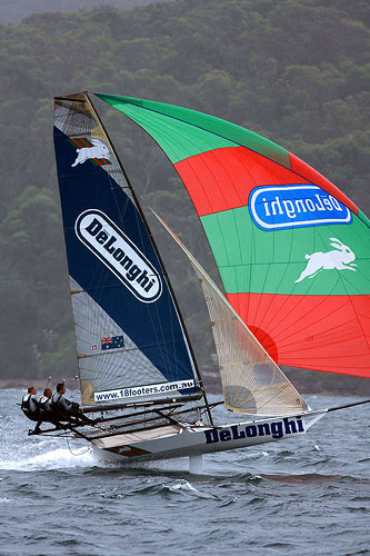 De'Longhi-Rabbitohs skippered by Simon Nearn, during Race 12 of the Club Championship Race. Photo copyright Australian 18 Footers League.