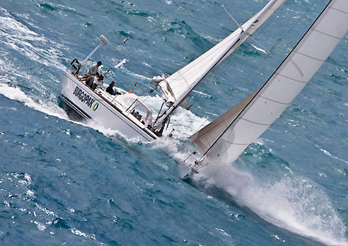 Start in Antigua, Adam Cleary's Gienah, RORC Caribbean 600. Photo copyright Carlo Borlenghi