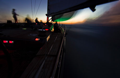 Onboard Danilo Salsi's Swan 90, DSK Pioneer, RORC Caribbean 600. Photo copyright Stefano Gattini.