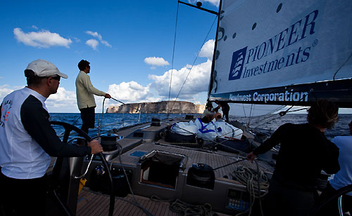 Onboard Danilo Salsi's DSK, October 19, 2009, during the Rolex Middle Sea Race 2009. Photo copyright Bruno Cocozza / Studio Borlenghi.