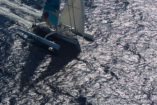 Antigua 22-02-2010. Region Guadalupe after the start of the RORC Caribbean 600. Photo copyright Carlo Borlenghi.