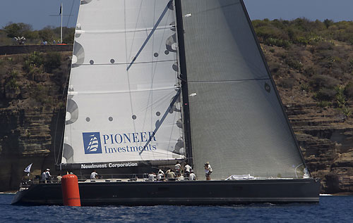 DSK Pioneer Investments finishing the RORC Caribbean 600. Photo copyright Carlo Borlenghi.