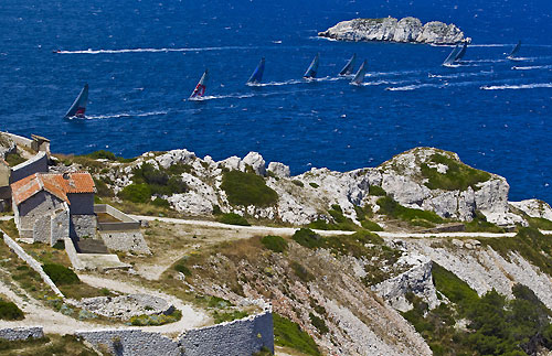 The fleet, 23 06 2010 Marseille Trophy - Audi MedCup Circuit. Photo copyright Carlo Borlenghi.