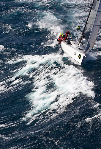 Chris Bull's Cookson 50 Jazz, off the New South Wales south coast during the Rolex Sydney Hobart Yacht Race 2010, Australia. Photo copyright Carlo Borlenghi, Rolex.