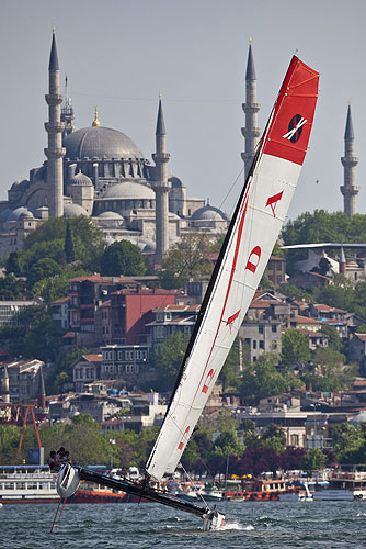 Istanbul, 25-05-2011 Extreme Sailing Series 2011 - Act 3 Istanbul. Race Day 1, Luna Rossa. Photo copyright Stefano Gattini for Studio Borlenghi.