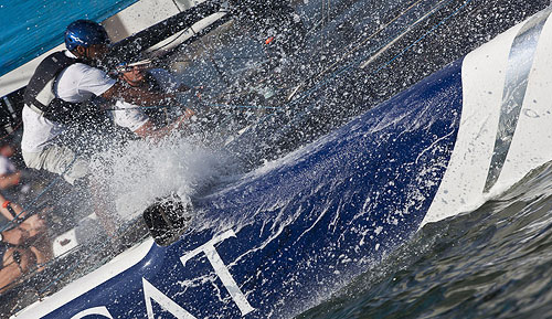 Istanbul, 25-05-2011 Extreme Sailing Series 2011 - Act 3 Istanbul. Race Day 1, The Wave-Muscat. Photo copyright Stefano Gattini for Studio Borlenghi.