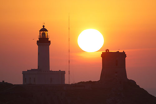 Giraglia Rock Lighthouse at sunset, during the Giraglia Rolex Cup 2011, Saint-Tropez, France, June 18-25. Photo copyright Rolex and Carlo Borlenghi.