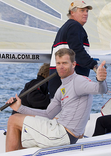 Thomas Scheidt's Atrevido (BRA), during the Rolex Ilhabela Sailing Week 2011. Photo copyright Rolex and Carlo Borlenghi.