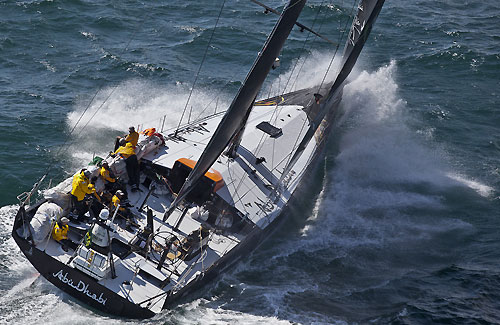 Abu Dhabi, 14/08/2011, during the Rolex Fastnet Race 2011, Cowes - Plymouth, UK. Photo copyright Rolex and Carlo Borlenghi.