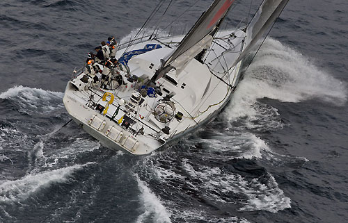Mike Slade's ICAP Leopard, during the Rolex Fastnet Race 2011. Photo copyright Rolex and Carlo Borlenghi.