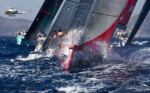 TP52 Series Day 3 - Audi Sailing Team powered by ALL4ONE, during the Audi MedCup Circuit 2011, Cartagena, Spain. Photo copyright Stefano Gattini for Studio Borlenghi.