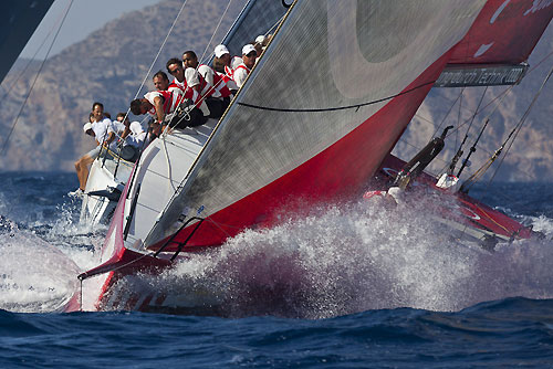 TP52 Series Day 3 - Audi Sailing Team powered by ALL4ONE, during the Audi MedCup Circuit 2011, Cartagena, Spain. Photo copyright Stefano Gattini for Studio Borlenghi.