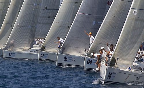 Day 1, Scarlino, Steiner X-Yachts Mediterranean Cup 2011. Photo copyright Francesco Ferri for Studio Borlenghi.