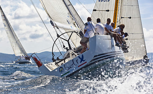 Day 2, Scarlino, Steiner X-Yachts Mediterranean Cup 2011. Photo copyright Gudio Trombetta for Studio Borlenghi.