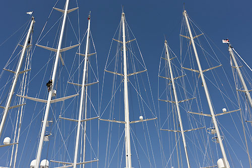 Dockside, Perini Navi Cup 2011, Porto Cervo, Italy. Photo copyright Carlo Borlenghi.