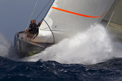 Eric Bijlsma's Supermaxi Firefly, during the Maxi Yacht Rolex Cup 2011, Porto Cervo, Italy. Photo copyright Carlo Borlenghi for Rolex.