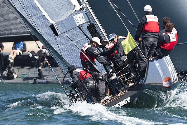Day 1 of the RC44 Cascais Cup 2012, Portugal. Photo copyright Guido Trombetta for Studio Borlenghi.